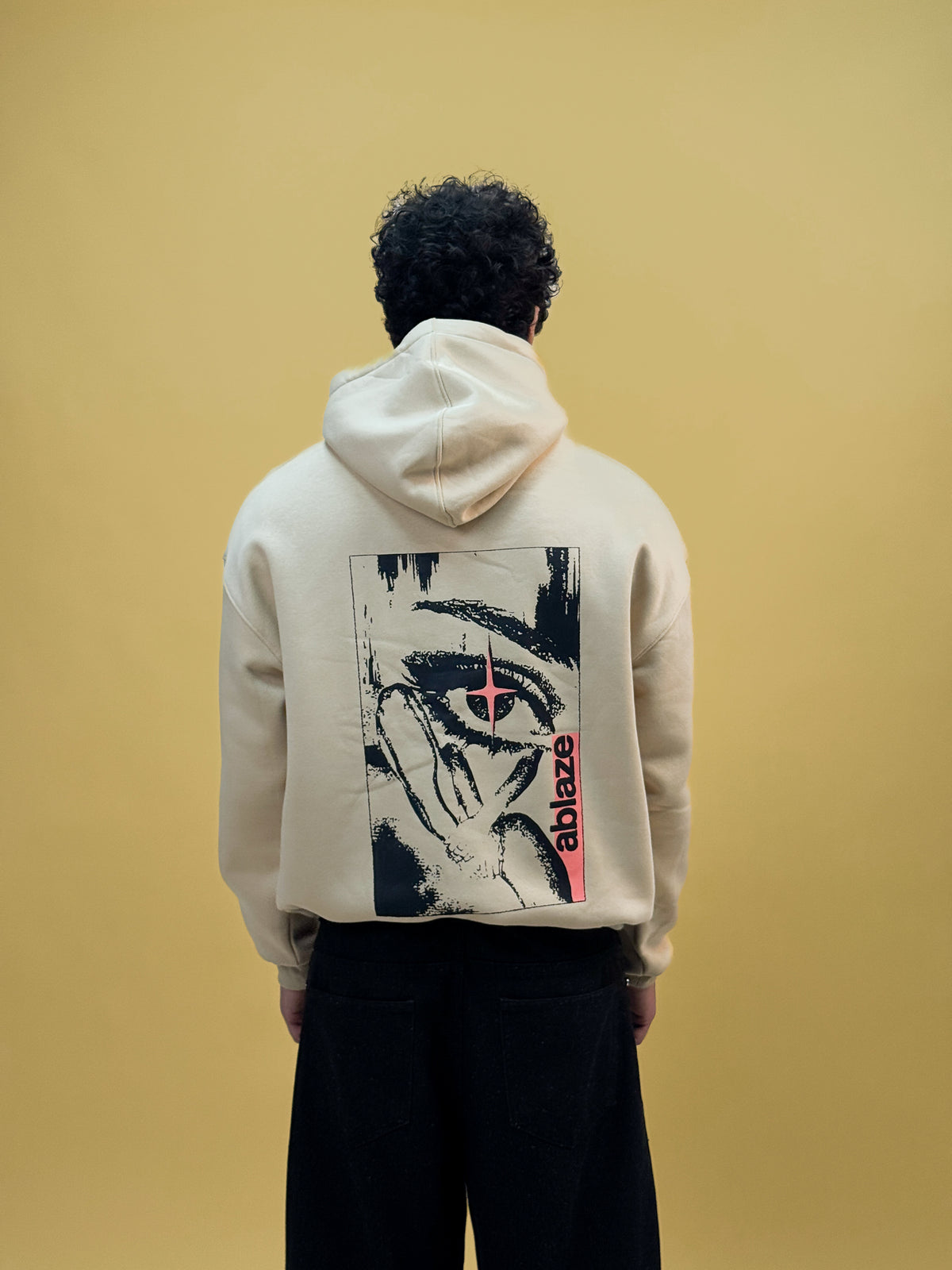 Misfits Eye Hoodie - Cream