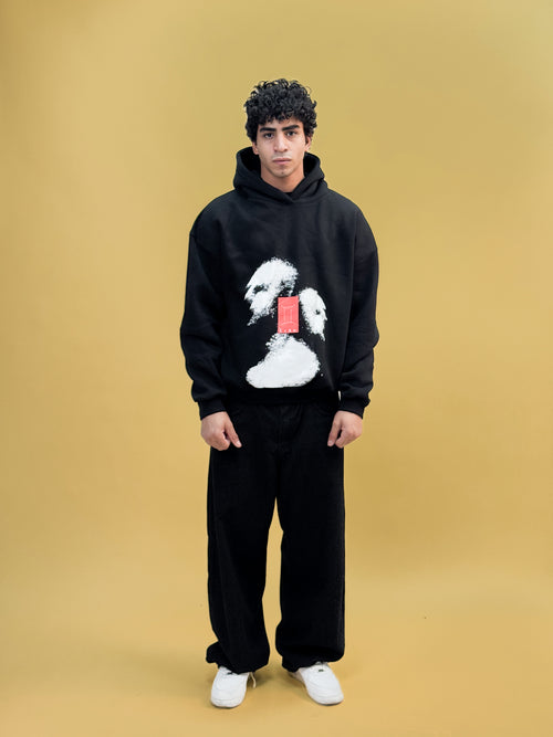 Misfits Faces Hoodie - Black