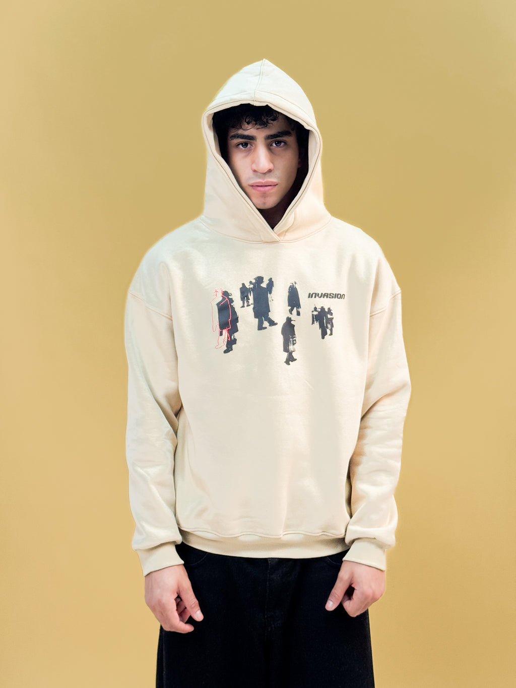 Misfits Crowd Hoodie - Cream