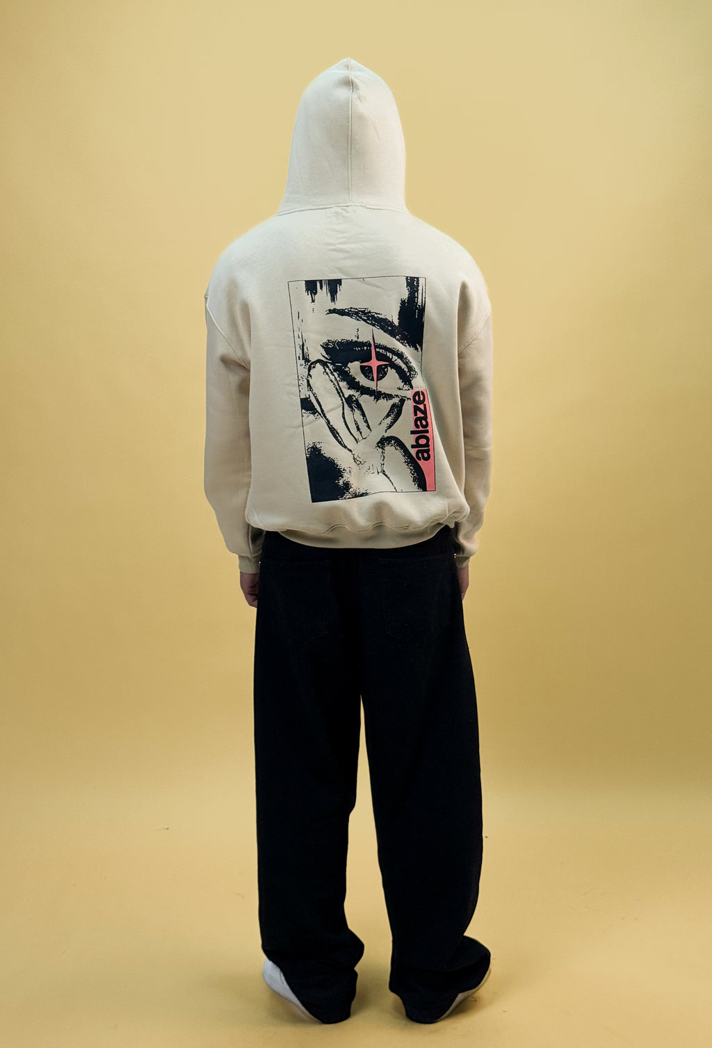 Misfits Eye Hoodie - Cream