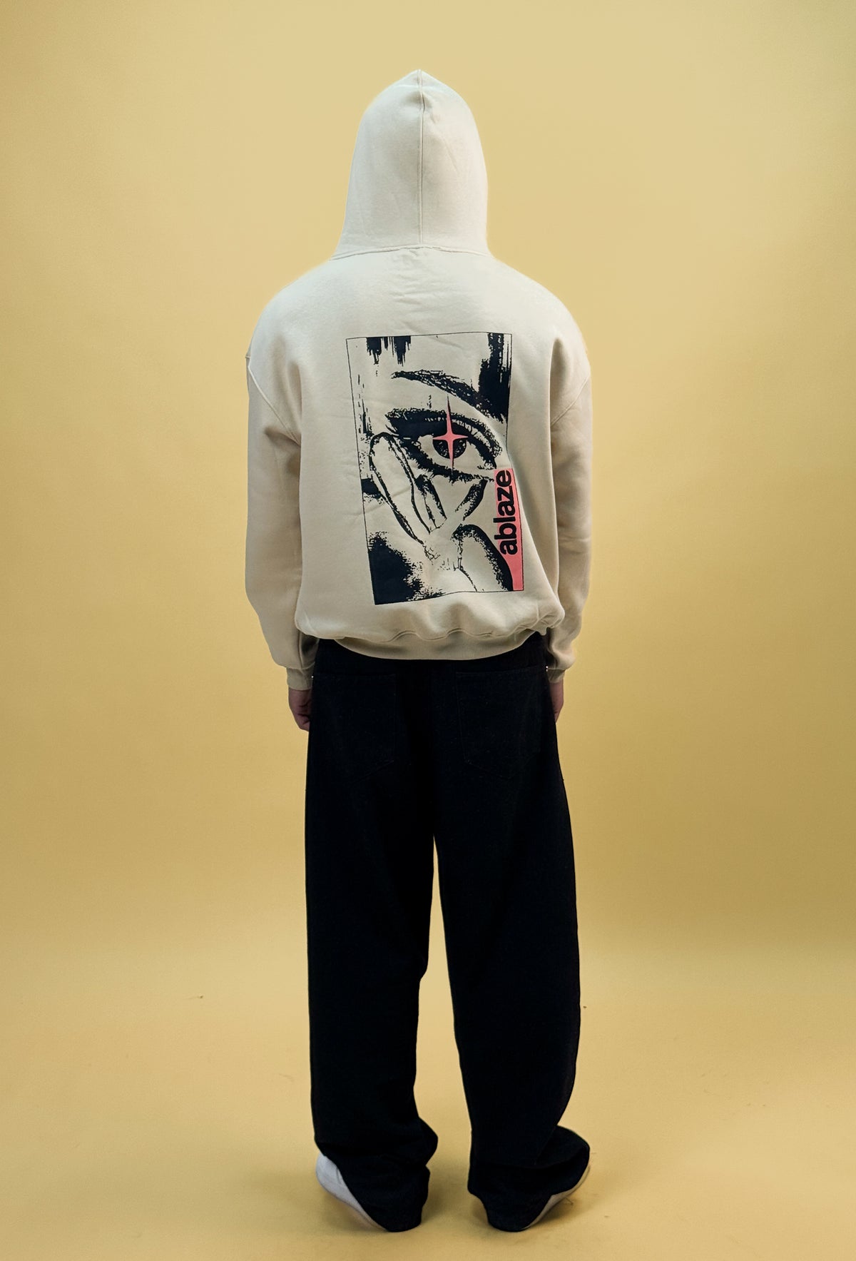 Misfits Eye Hoodie - Cream
