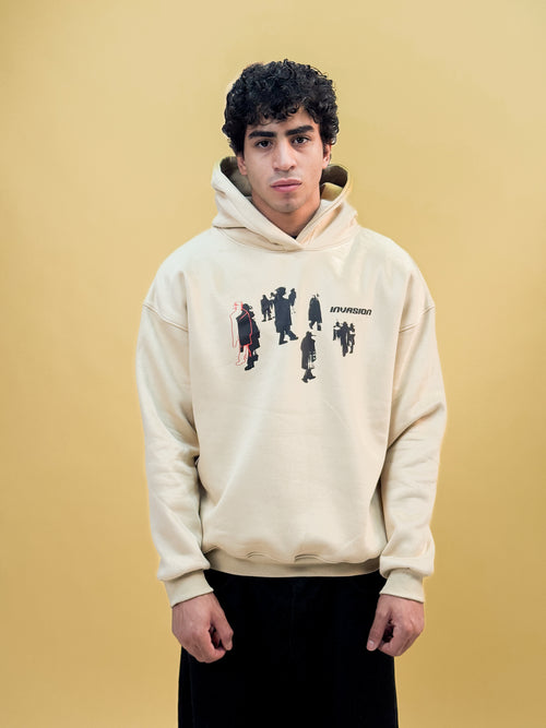Misfits Crowd Hoodie - Cream